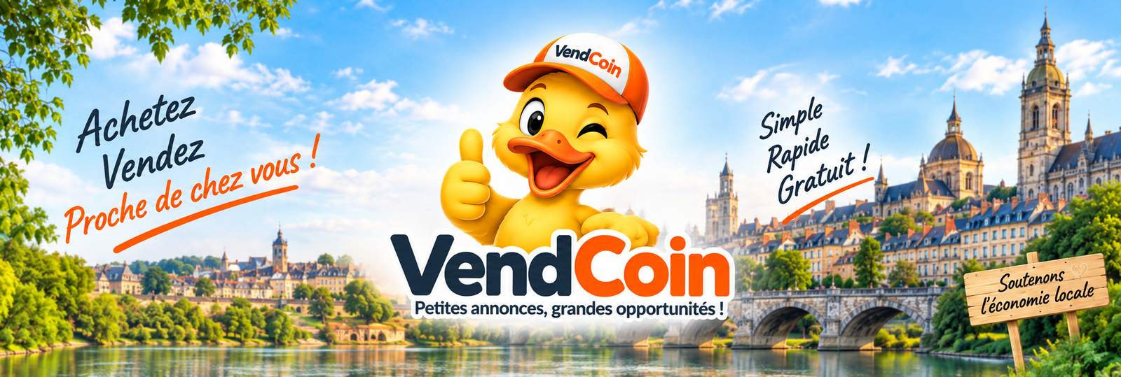 VendCoin — Achetez, Vendez, Proche de chez vous !